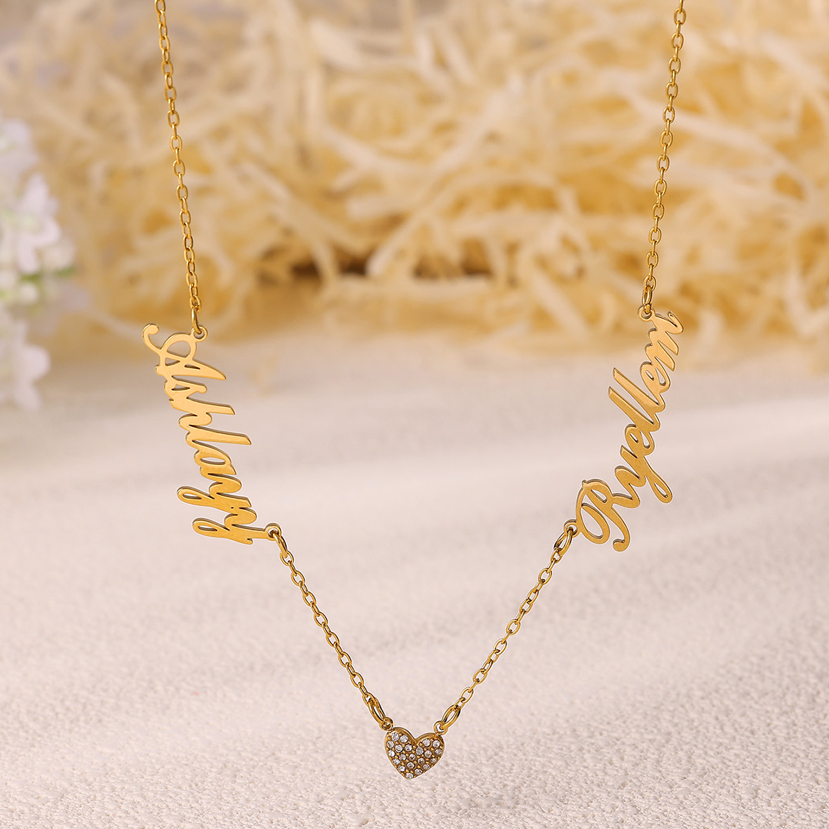 Custom Two Name Necklace For W - Custom Name Necklace Stainless Steel review and price