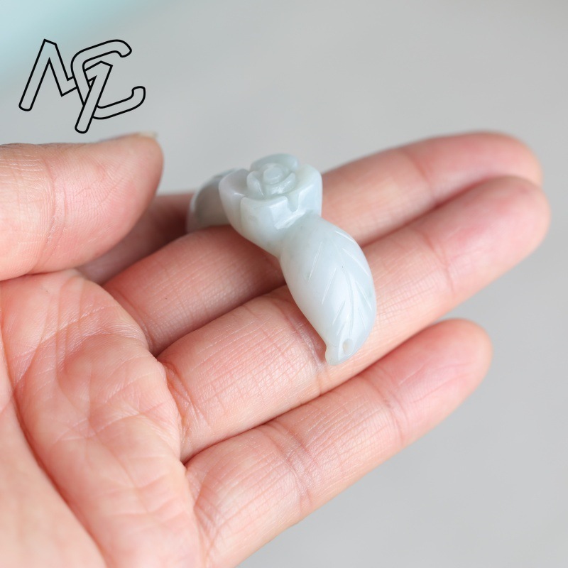 2PC Natural White Jadeite Jade - Bracelets review and price