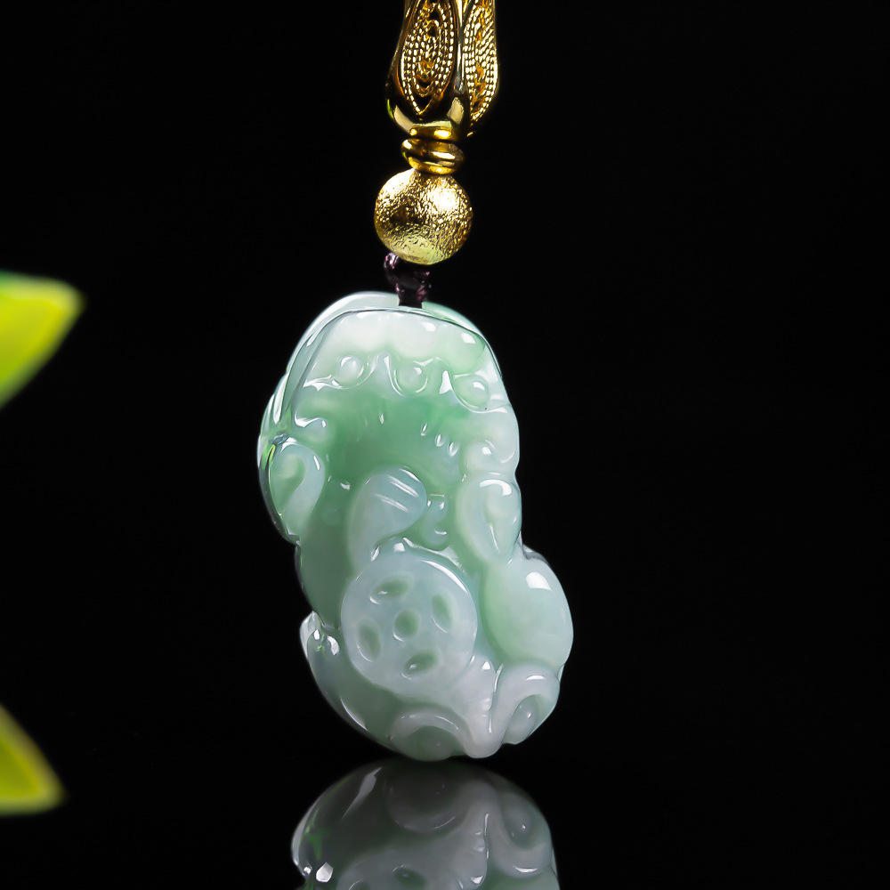 Natural Burmese A Emerald Pea  - Necklaces review and price