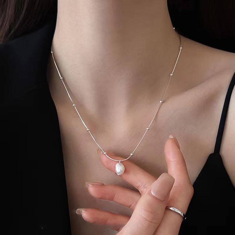 Freshwater Pearl Pendant Neckl - Pearl Choker Necklace Vintage review and price