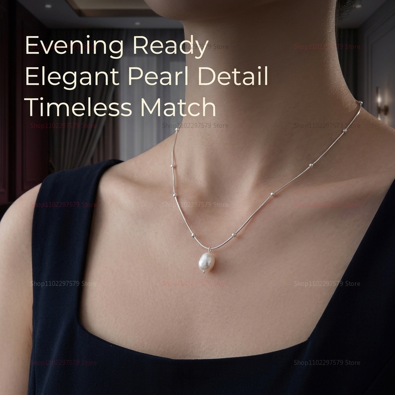 Freshwater Pearl Pendant Neckl - Pearl Choker Necklace Vintage review and price