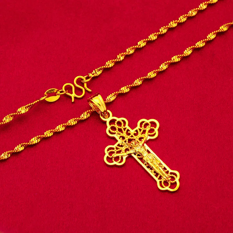 Briex Jewelry Ins Vintage Gold - Cross Pendant Necklace Gold review and price